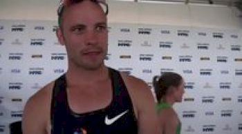 Oscar Pistorius after second fastest 400 ever 45.69 at adidas Grand Prix 2011