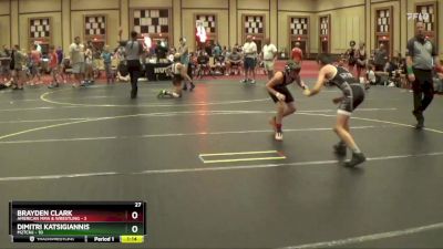 85 lbs Semis & 1st Wrestleback (8 Team) - Brayden Clark, American MMA & Wrestling vs Dimitri Katsigiannis, M2TCNJ