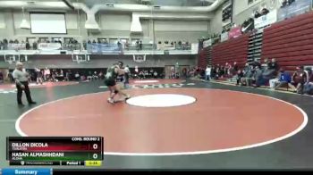 195 lbs Cons. Round 2 - Hasan Almashhdani, Aloha vs Dillon DiCola, Tualatin