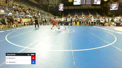 175 lbs Cons 64 #2 - Ryan Brown, NY vs Angel Zamora, IL