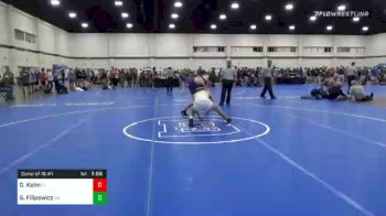 160 lbs Consolation - Dylan Kohn, FL vs Gunner Filipowicz, GA