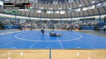 165 lbs Champ. Round 1 - Cah`mari Johnson, Colby Community College vs Waleed Khairi, Northern Oklahoma College