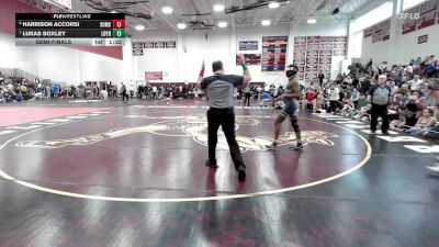 138 lbs Semifinal - Harrison Accorsi, Somers vs Lukas Boxley, Ledyard