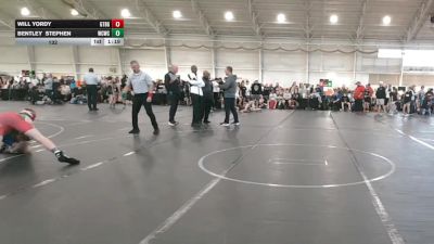 132 lbs Round 6 (8 Team) - Will Yordy, Gettysburg vs Bentley Stephen, Wrecking Crew WC