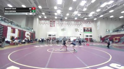 100 lbs 5th Place Match - Nevaeh Cole, Middleton vs Ella Risteen, LaGrande