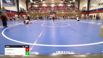 80 lbs Consolation - Jonah Roberts, Tulsa Blue T Panthers vs Camden Lloyd, Team Tulsa Wrestling Club