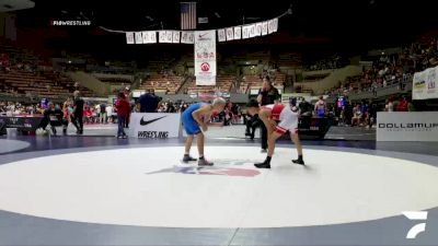 All Cadet Boys Freestyle Lower - 113 lbs Quarters - Santos Tizoc, Silver Creek High School Wrestling vs Uriah Holiday, Esperanza High School Wrestling