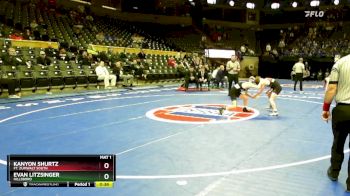 113 Class 3 lbs Cons. Round 3 - Kanyon Shurtz, Ft. Zumwalt South vs Evan Litzsinger, Hillsboro