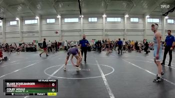 138 lbs Finals (8 Team) - Colby Houle, Garnett Trained TS vs Blake Eckelbarger, Ohio Storm