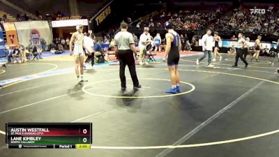 138 Class 1 lbs Champ. Round 1 - Lane Kimbley, North Callaway vs Austin Westfall, St. Pius X (Kansas City)