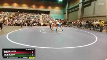 157 lbs Cons. Round 1 - Leon Bleess, Junipero Serra vs Raider Poppe, Madras