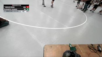 111-121 lbs Round 5 - Emilee Meier, Belleville Little Devils WC vs Elizabeth Thomas, Edwardsville Wrestling Club