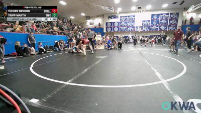112 lbs Round Of 16 - Tucker Bryson, Division Bell Wrestling vs Tripp Martin, Team Tulsa Wrestling Club