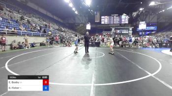 100 lbs Cons 32 #1 - Ethan Busby, California vs Gavin Fisher, Florida