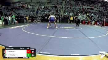 285 lbs Quarterfinal - Titus Waters, Muncie Central vs Trevi Hillman-Conley, Peru