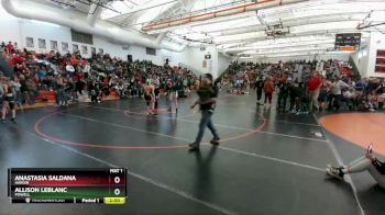 120 lbs Cons. Semi - Allison Leblanc, Powell vs Anastasia Saldana, Hardin