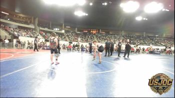 83 lbs Quarterfinal - Owen Harms, Weatherford Youth Wrestling vs Kane Radford, Redskins Wrestling Club