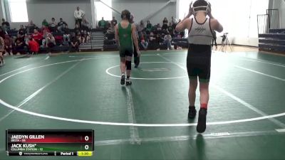 120 lbs Round 3 (6 Team) - Jaedyn Gillen, Delta vs Jack Kush*, Columbia Station