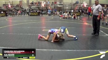 56 lbs Cons. Semi - Elie Beaver, Fraser Wrestling vs Charleigh Richardson, The Storm Wrestling Center