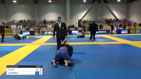 ELISABETH CLAY vs SARA APODACA 2018 American National IBJJF Jiu-Jitsu Championship | Grappling