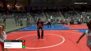 46 lbs Round Of 16 - Hayden Williams, Locust Grove Youth Wrestling vs Dash Durant, Pin-King All Stars