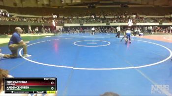 115 lbs Quarterfinal - Eric Cardenas, Mathews vs Kaidence Green, Bruin Brawlers