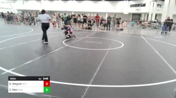 66 lbs Consi Of 8 #2 - Benson Wagner, No Team vs Zayn Kee, Ganado WC