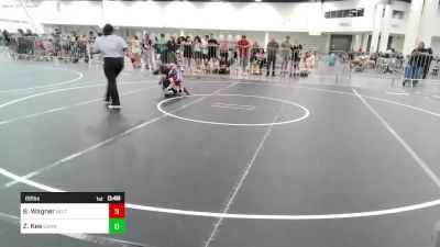 66 lbs Consi Of 8 #2 - Benson Wagner, No Team vs Zayn Kee, Ganado WC