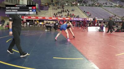 138 lbs Quarters & 1st Wb (16 Team) - Tanya Teneva, Western New England vs Katy Vardaman, Manchester