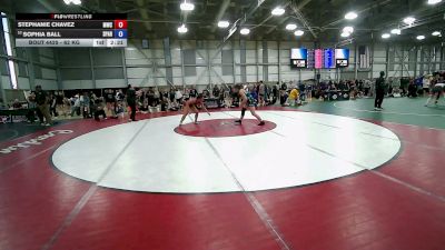 62 kg Cons. Rd Of 16 - Stephanie Chavez, Menlo Wrestling Club vs Sophia Ball, SPAR