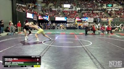 Semifinal - Brady Armstrong, Jefferson (Boulder) vs Micheal Bell, Wolf Point