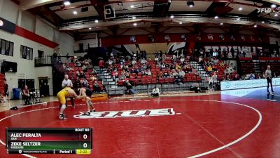 149 lbs Cons. Round 2 - Zeke Seltzer, Missouri vs Alec Peralta, SIUE