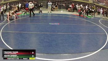 132 lbs Quarterfinal - Trayson Young, Altamont Longhorns vs Kixten Barney, Uintah Jr High Wrestling