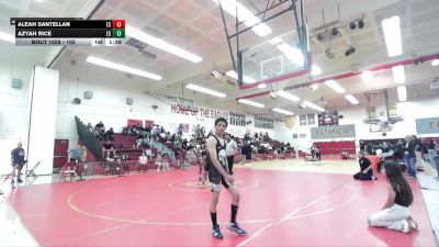 105 lbs Round 1 - Azyah Rice, Inland Elite Wrestling Club vs Aleah Santellan, Silverback Wrestling Club