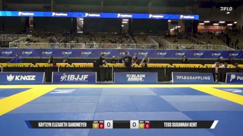 Tess Susannah Kent vs Kaytlyn Elizabeth Sandmeyer 2026 Pan Jiu Jitsu IBJJF Championship