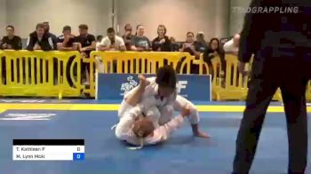 Taylor Kathleen P vs Maryssa Lynn Mcki 2022 American National IBJJF Jiu-Jitsu Championship