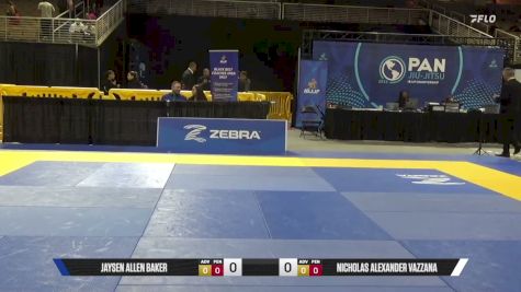 Nicholas Alexander Vazzana vs Jaysen Allen Baker 2026 Pan Jiu Jitsu IBJJF Championship