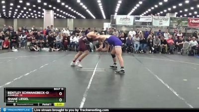 184 lbs Quarters & 1st Wb (16 Team) - Shane Liegel, Loras vs Bentley Schwanebeck-Ostermann, Augsburg