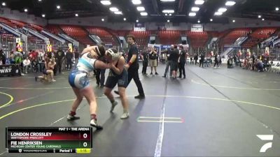 170 lbs 5th Place Match - Fie Henriksen, Michigan Center Young Cardinals vs London Crossley, Whittemore-Prescott