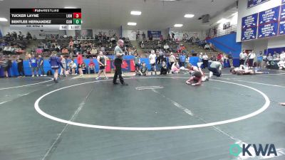 132 lbs Rr Rnd 4 - Tucker Layne, Lions Wrestling Academy vs Bentlee Hernandez, Clinton Youth Wrestling