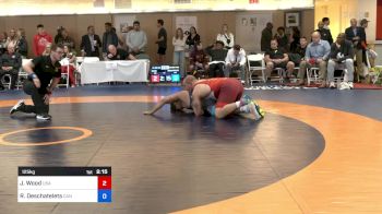 125 kg Quarterfinal - Jordan Michael Wood, USA vs Richard Phillip Junior Deschatelets, CAN