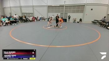 127 lbs Placement Matches (8 Team) - Ella Hughes, Georgia Red vs Hayden Mayo, Virginia Red