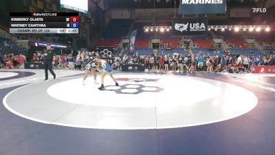120 lbs Champ. Rd Of 128 - Kimberly Olaeta, NY vs Whitney Cawthra, ID