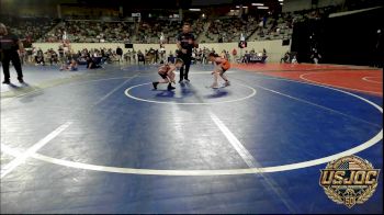 64 lbs Consi Of 8 #2 - Kendra Allison, Lexington Wrestling Club vs Zadik Talburt, Honey Badgers Wrestling Club