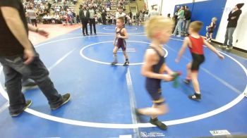 46 lbs Quarterfinal - Dugan Allen, Barnsdall Youth Wrestling vs Nicholas Evans, Jenks Trojan Wrestling Club