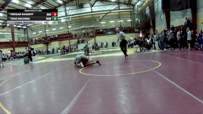 113 lbs Cons. Round 5 - Trae Ducking, Brownsburg vs Keegan Bassett, Bishop McCort