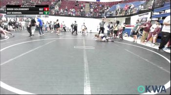 64 lbs Rr Rnd 1 - Brier Goldsberry, Weatherford Youth Wrestling vs Jax Soergel, Choctaw Ironman