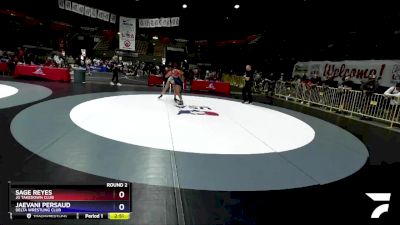 127 lbs Round 2 - Sage Reyes, JG Takedown Club vs Jaevani Persaud, Delta Wrestling Club