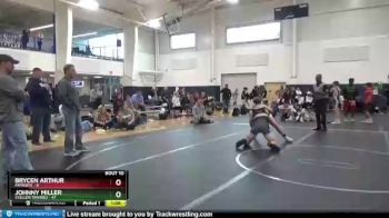 195 lbs Round 4 (6 Team) - Johnny Miller, Steller Trained vs Brycen Arthur, Patriots