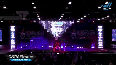SoCal Select All Stars - SoCal Select Fearless [2025 L1.1 Youth - PREP - A Day 1] 2025 USA All Star Cheer Super Nationals